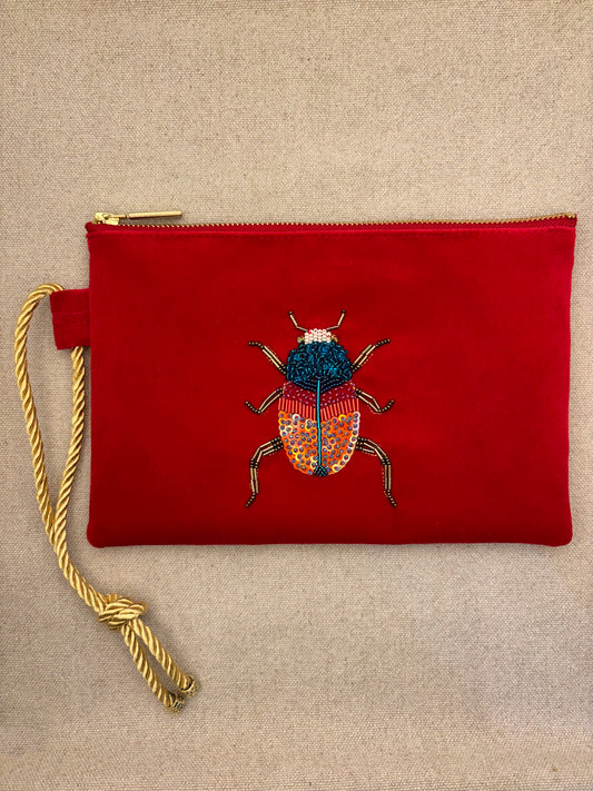 CLUTCH BUG ESCARABAJO ROJO