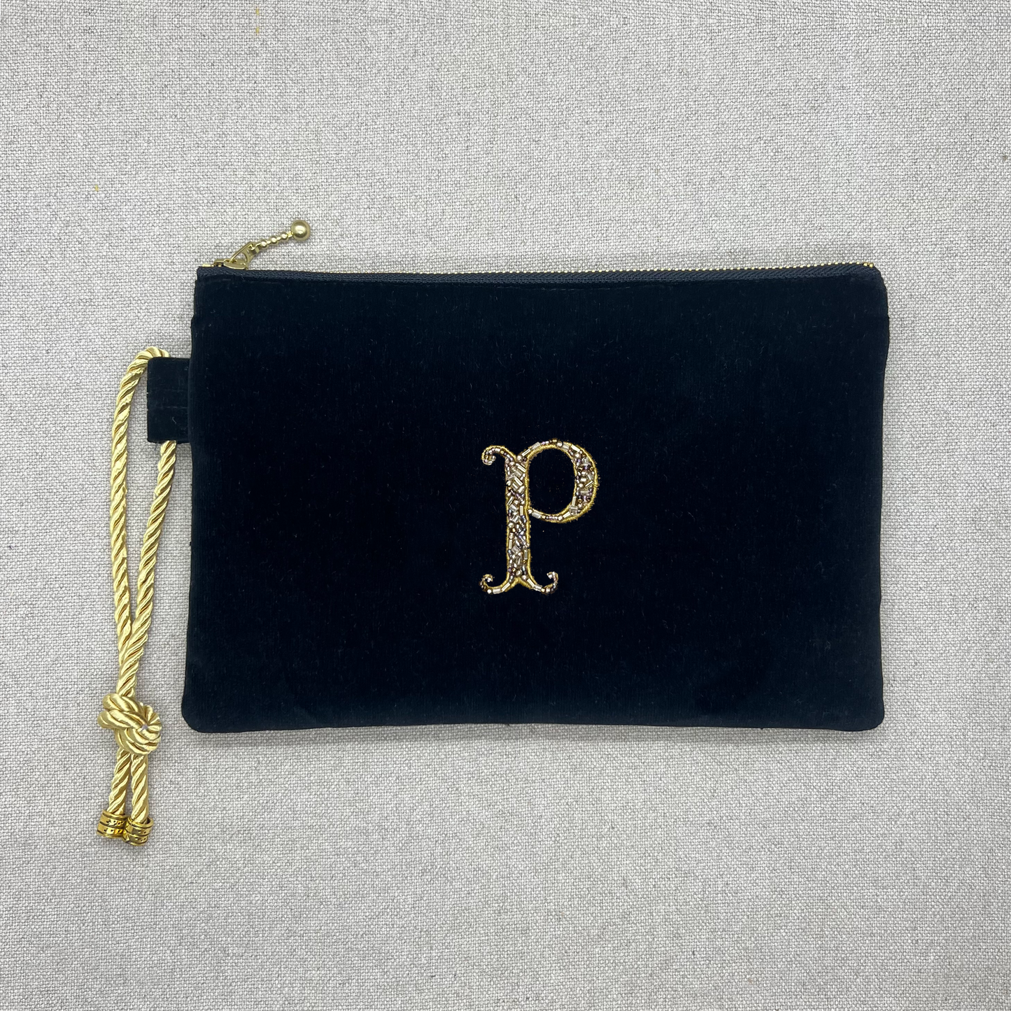 Clutch Broderie Negro