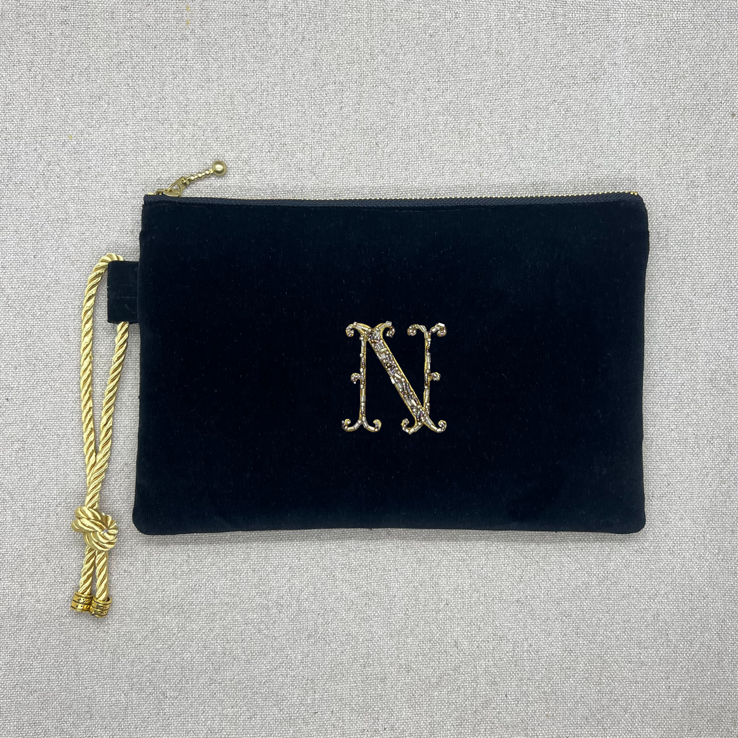 Clutch Broderie Negro