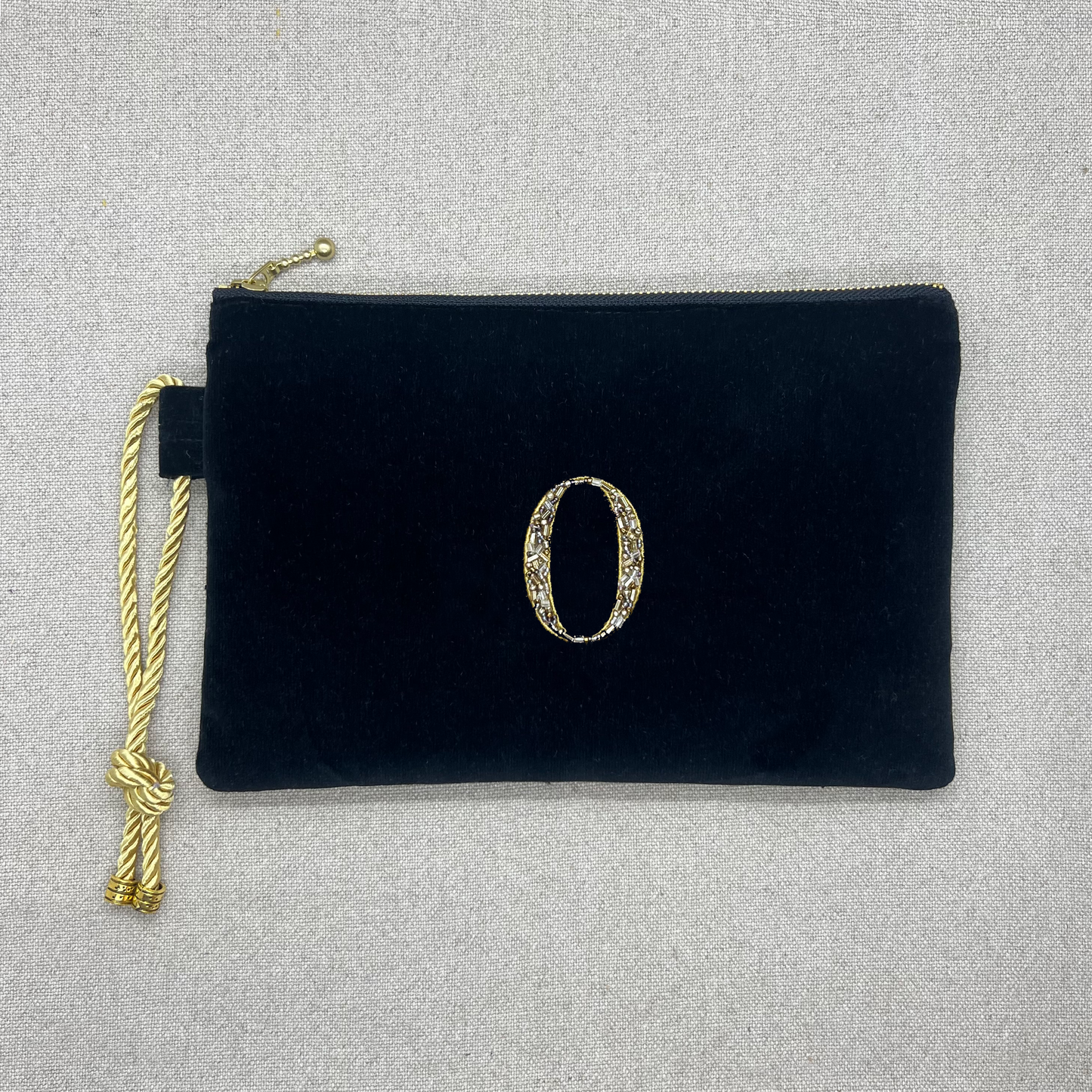 Clutch Broderie Negro